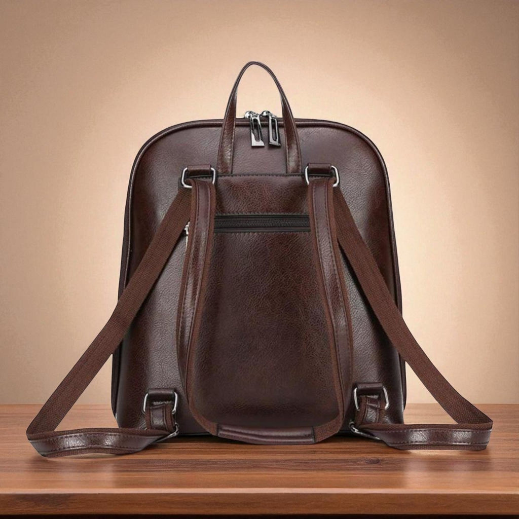 Zaino classico con doppia cerniera – design elegante