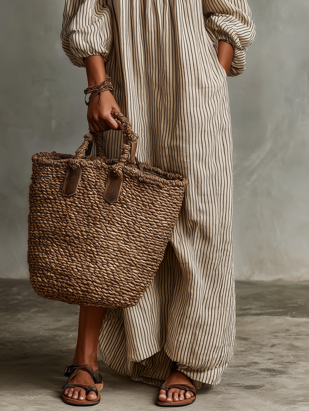 Elena | Abito lungo fluente con design off-the-shoulder