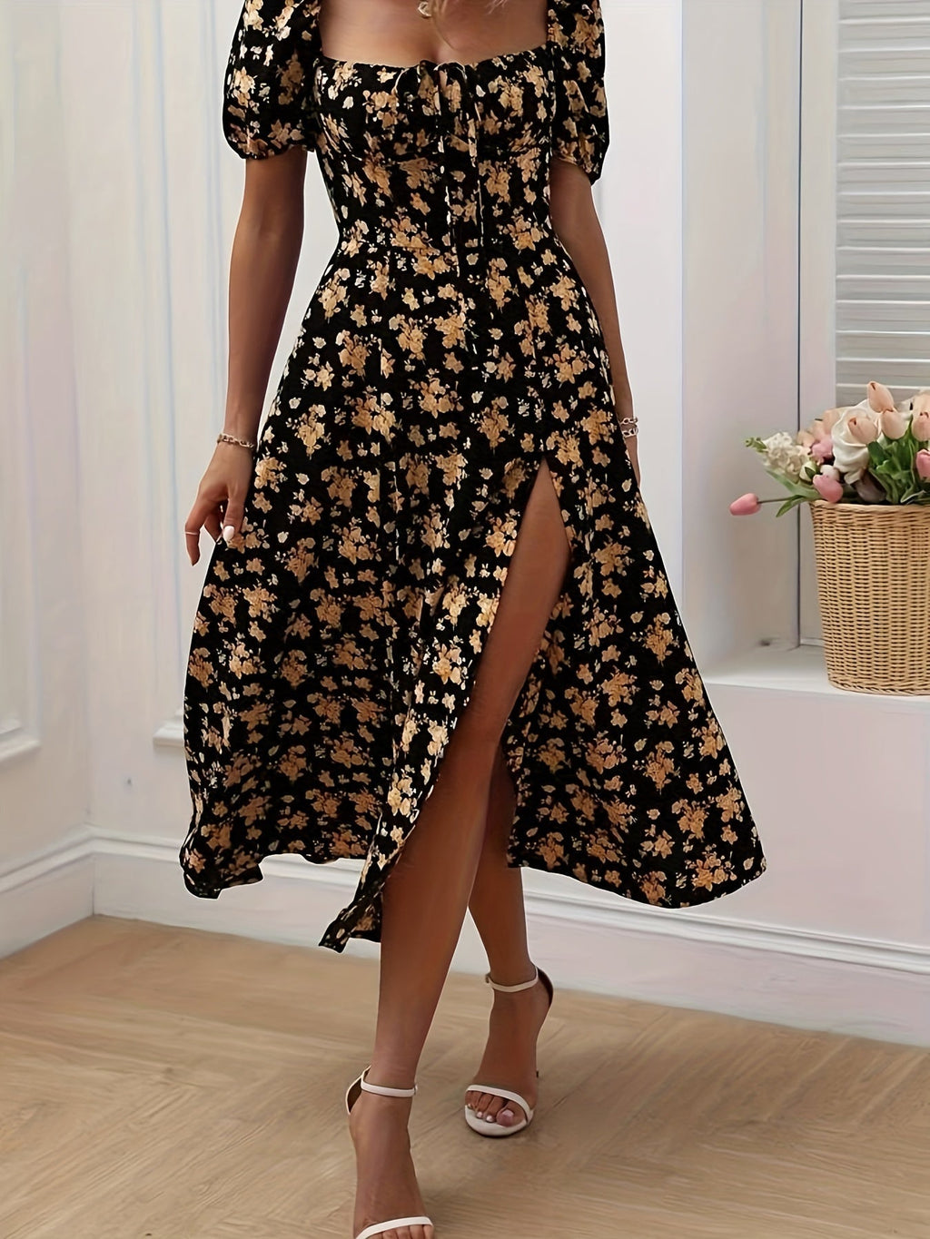 La Scintilla | Vestido Elegante Floral Chloé
