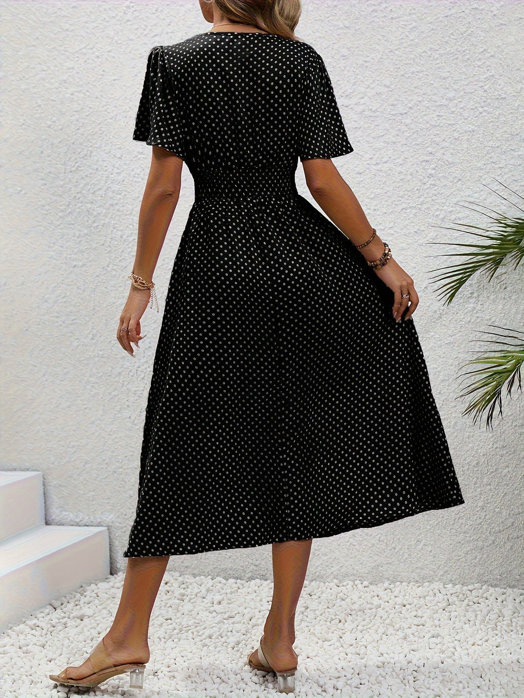 Elise | Vestido Elegante de Lunares Élisa