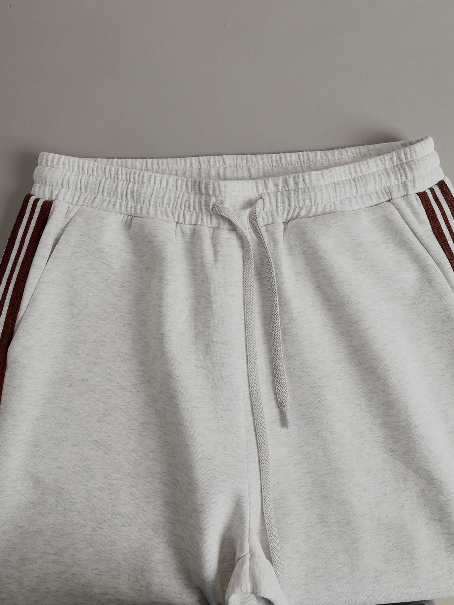 Priscilla - Completo Sportivo Elegante con Felpa Mezza Zip