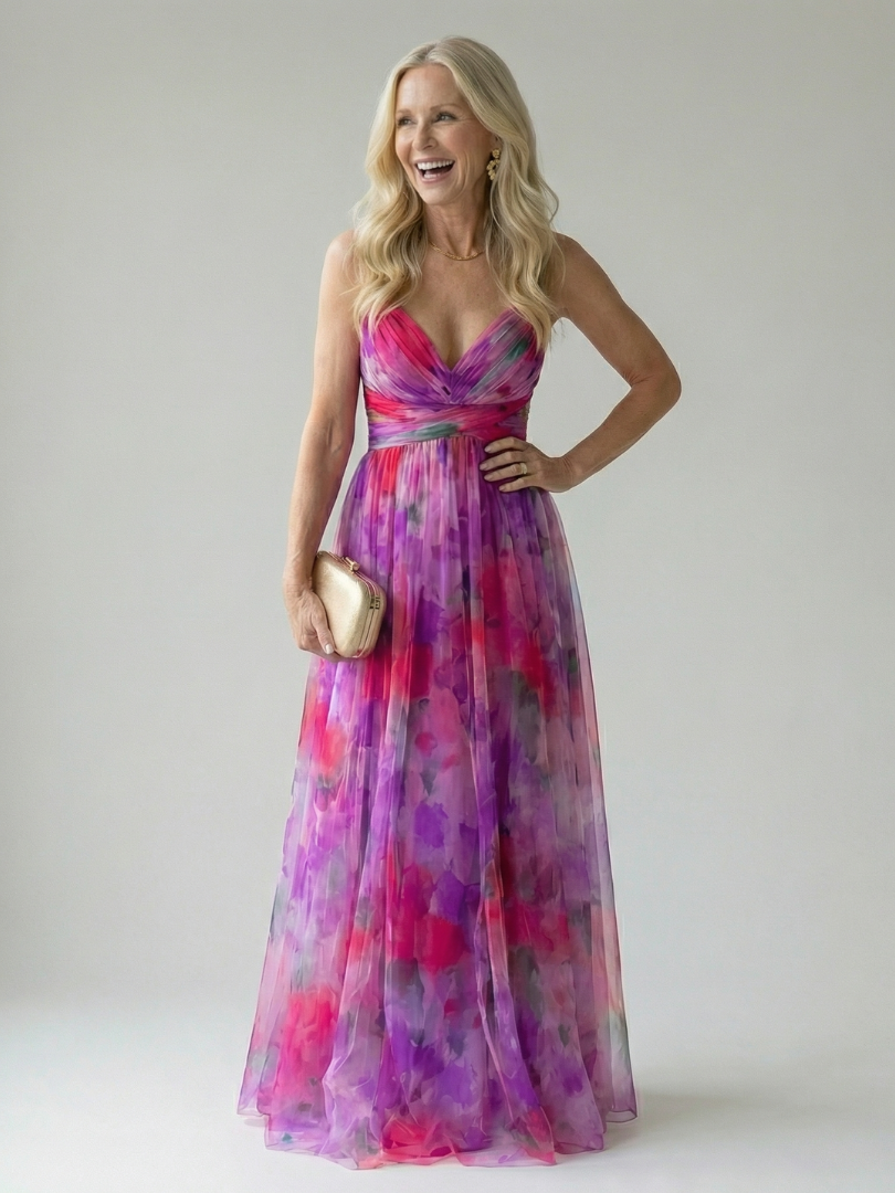 Isel | Abito Maxi Soft Wrap