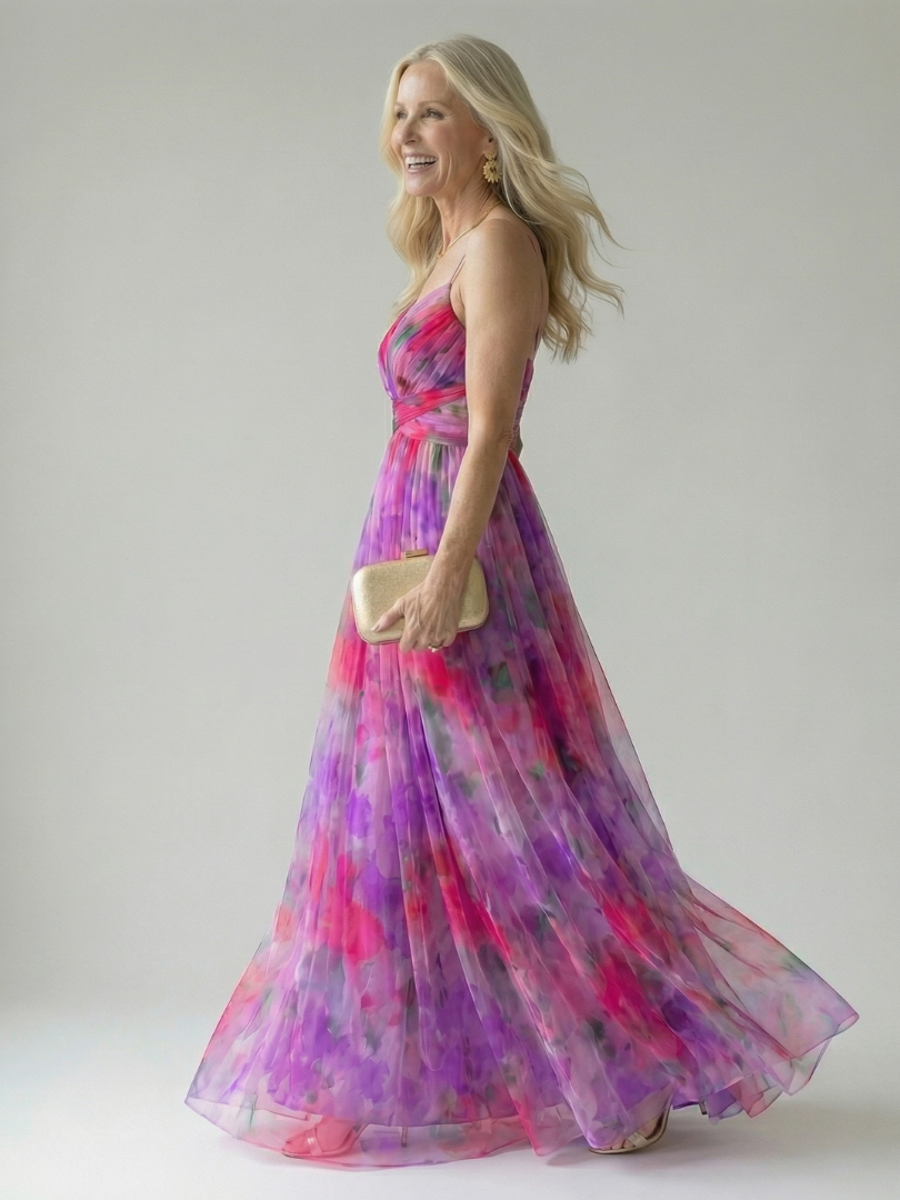 Isel | Abito Maxi Soft Wrap