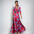 Eliana™ | Elegante Vestito A-Line Floreale