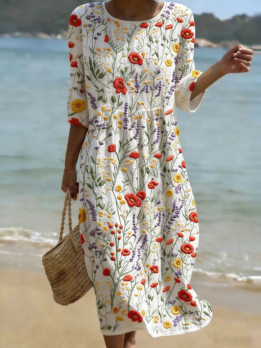 Nicole™ | Abito Floreale Elegante