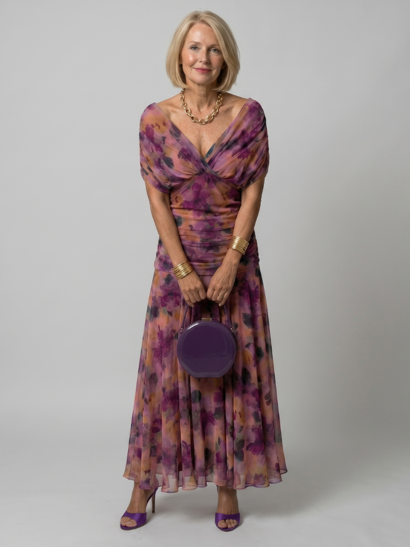 Calen | Abito Midi Off Shoulder