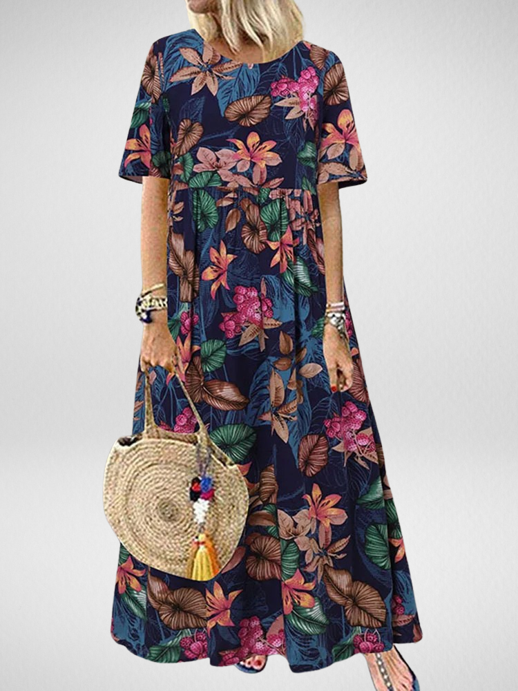 Aviva™ | Vestito Maxi Boho Floreale