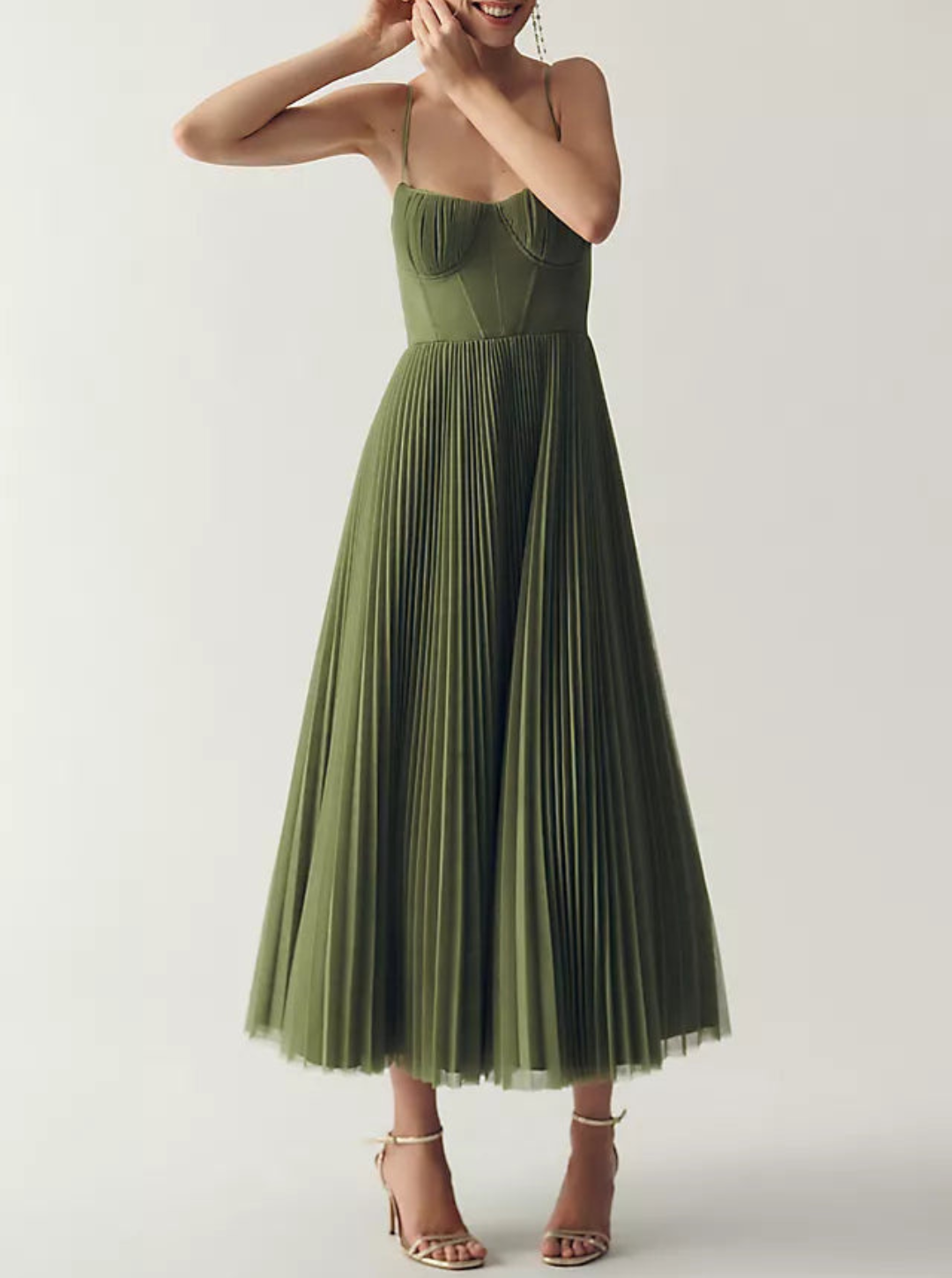 Natalia | Vestido de tul drapeado con elegancia