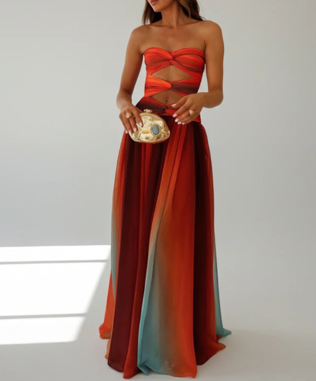 Solenne | Vestido Maxi Elegante en Color Lila