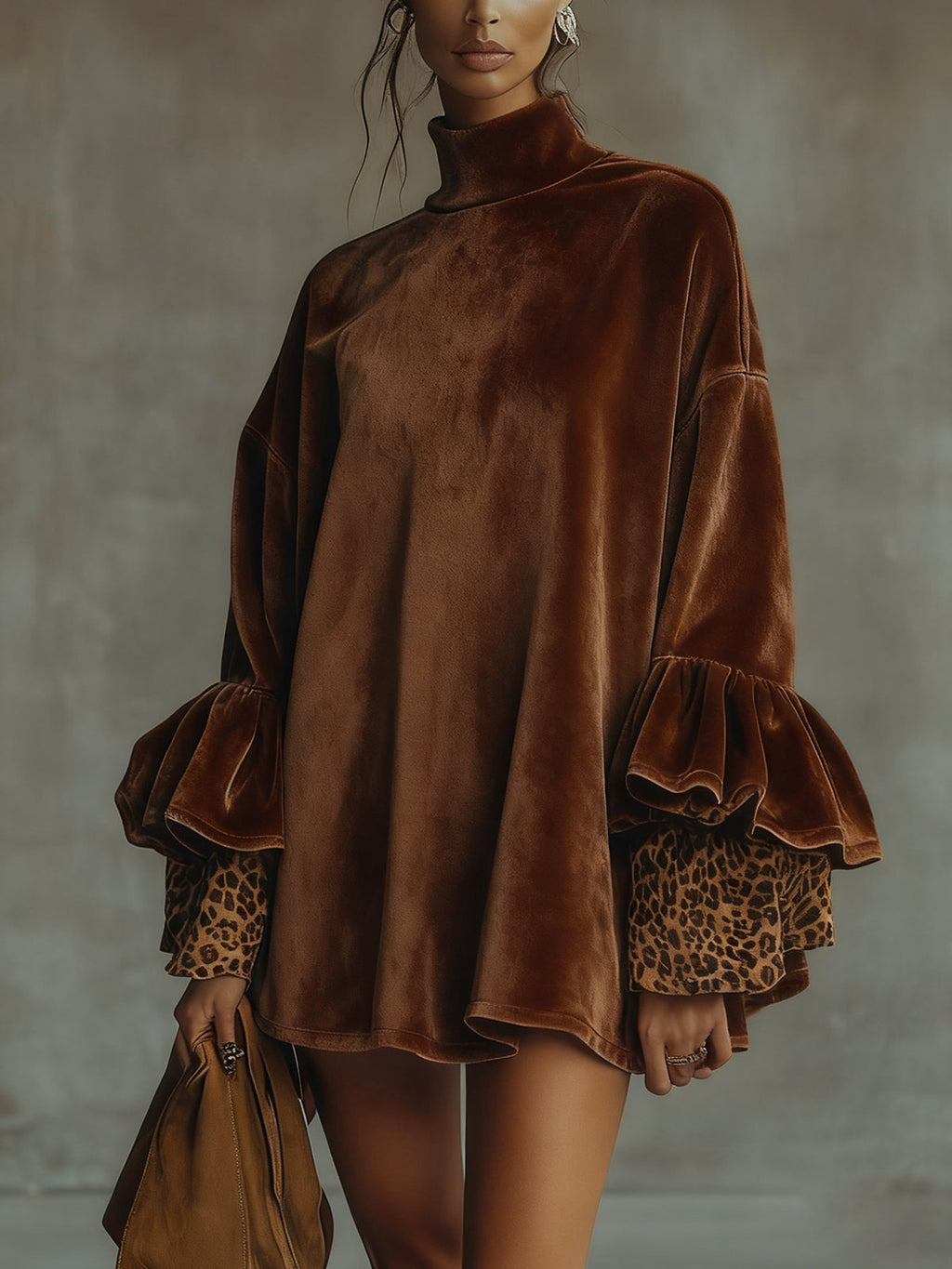 "La Scintilla | VESTIDO DE CAMPANA DE VELUR CON MANGAS DE LEOPARDO" can be translated into Spanish from Spain as:

"La Scintilla | VESTIDO DE CAMPANA DE VELUR CON MANGAS DE LEOPARDO" 

(Note: The original title is already in Spanish, so no changes are nee