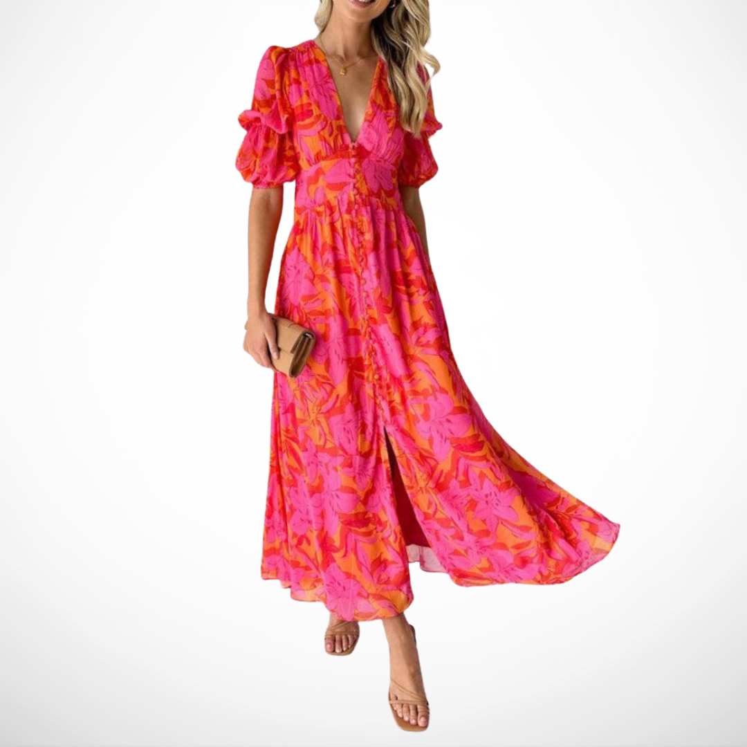 Valentina| Vestido Maxi Esplendor Solar