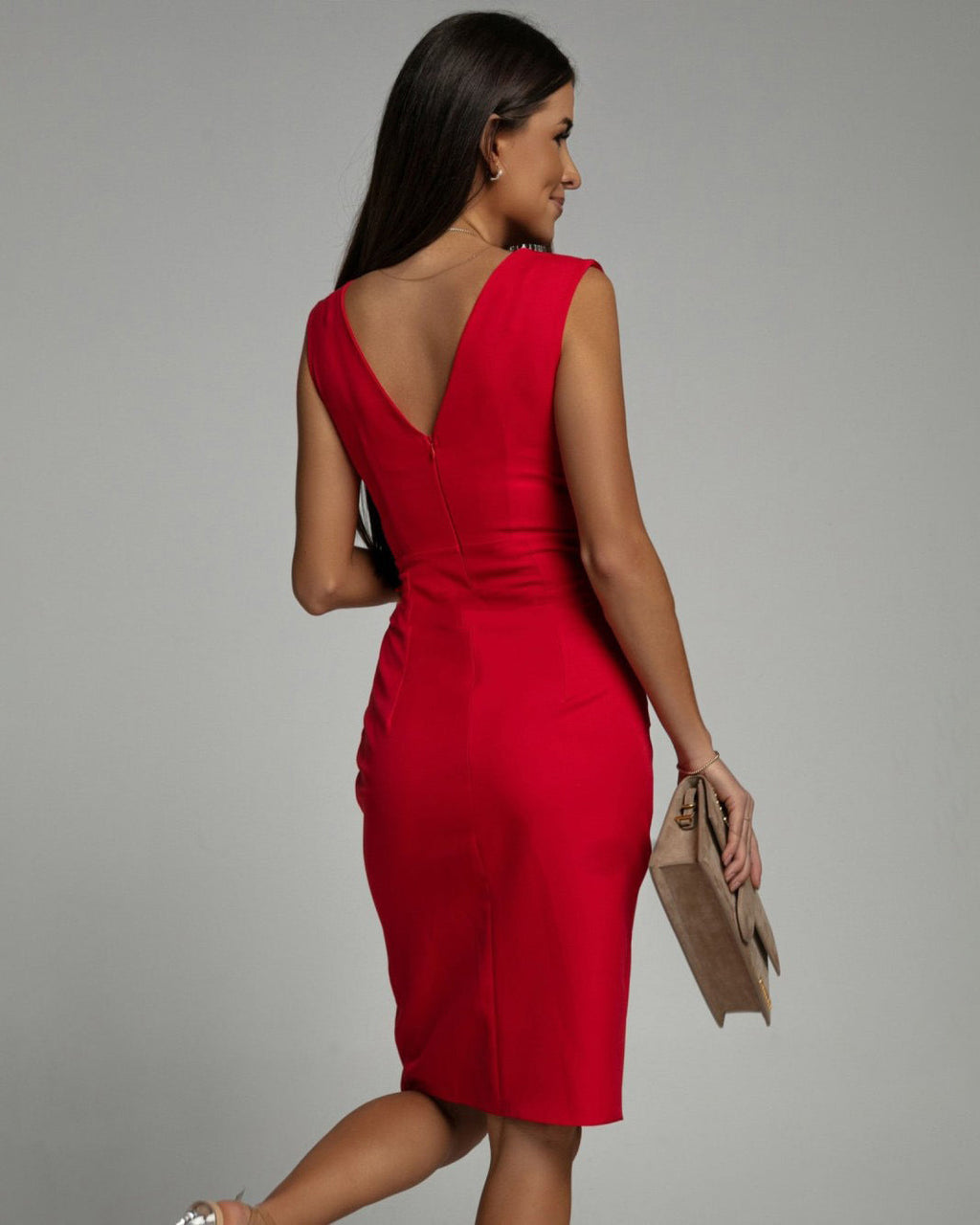 Ysara | Vestido Elegante de Viscosa con Abertura