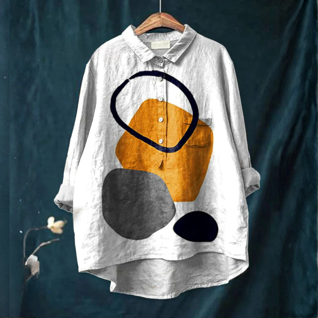 Calanthe™ | Top Fantasia in Lino Senza Tempo