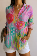 Astra | Blusa a Motivo Colorato