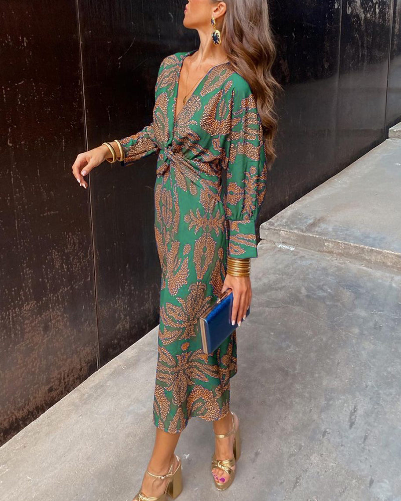 Vera | Vestido Midi Floral Elegante
