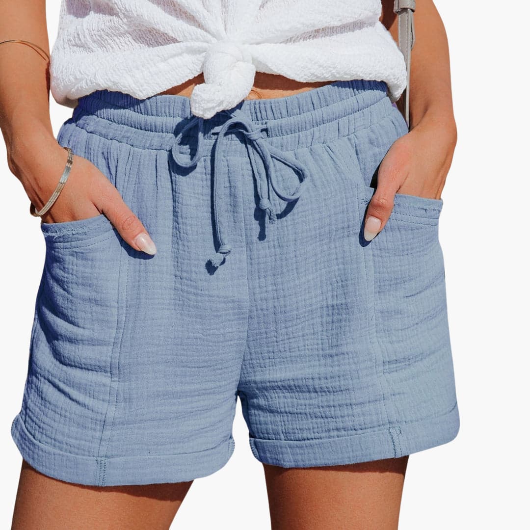 Emma | Pantaloni Corti Casual con Coulisse Eleganti