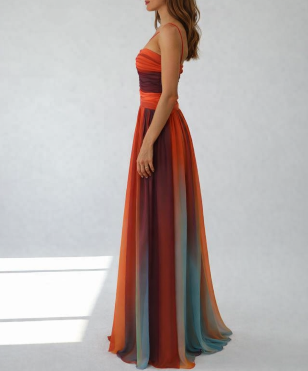 Solenne | Vestido Maxi Elegante en Color Lila