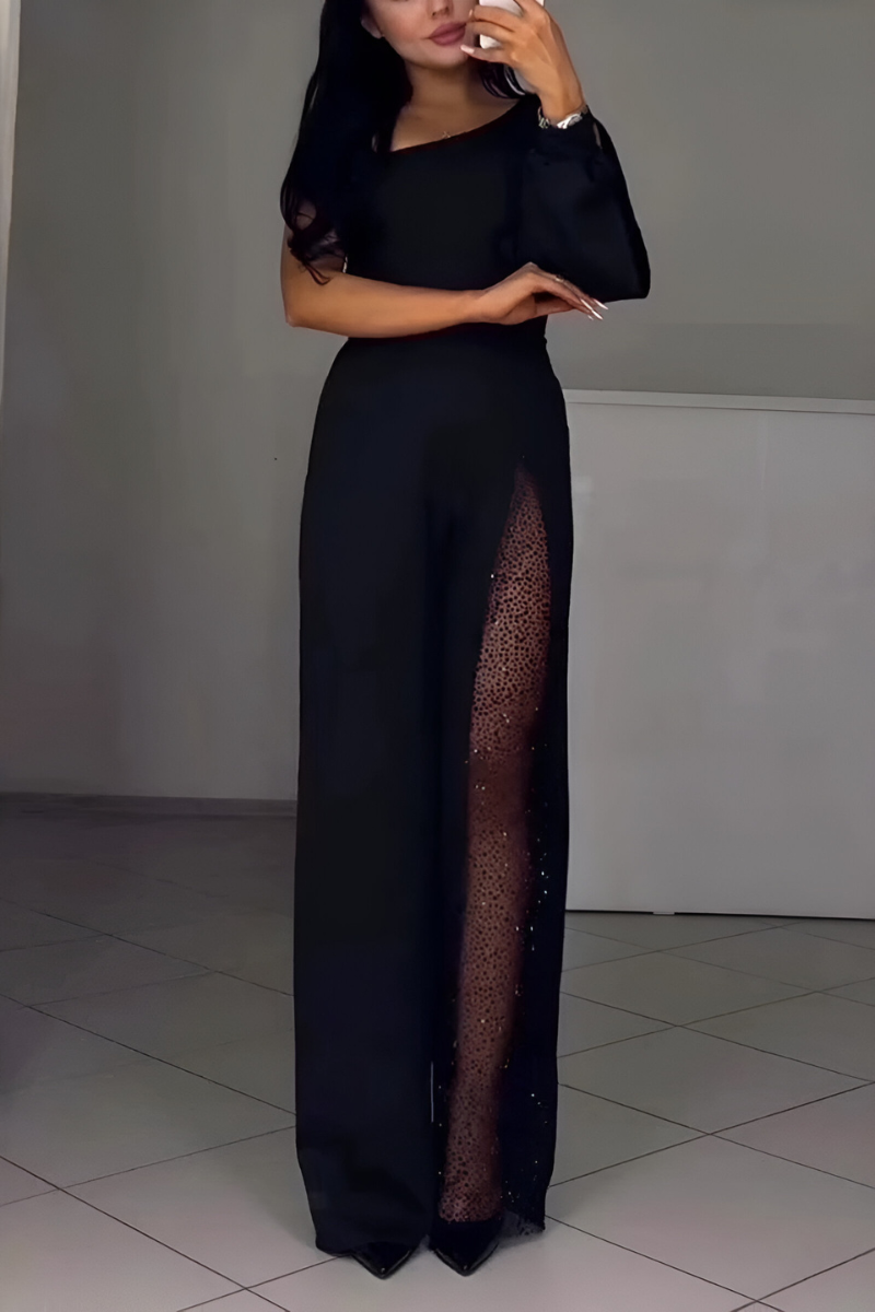 Ines - Tuta moderna a gambe larghe