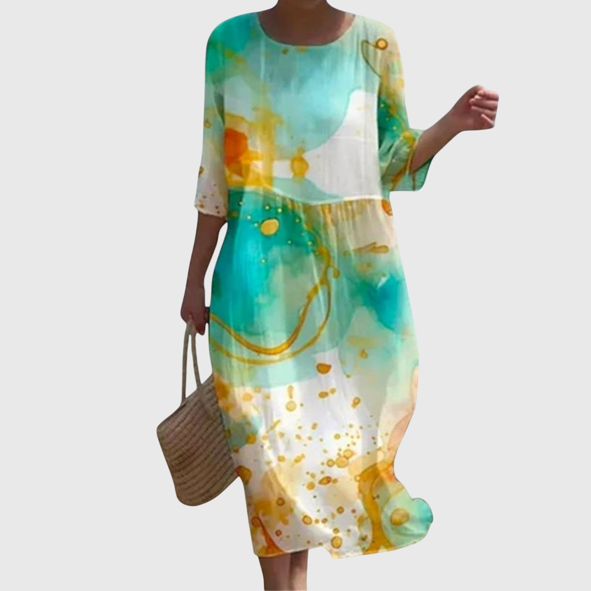 Elena™ | Vestido Maxi Floral Chic