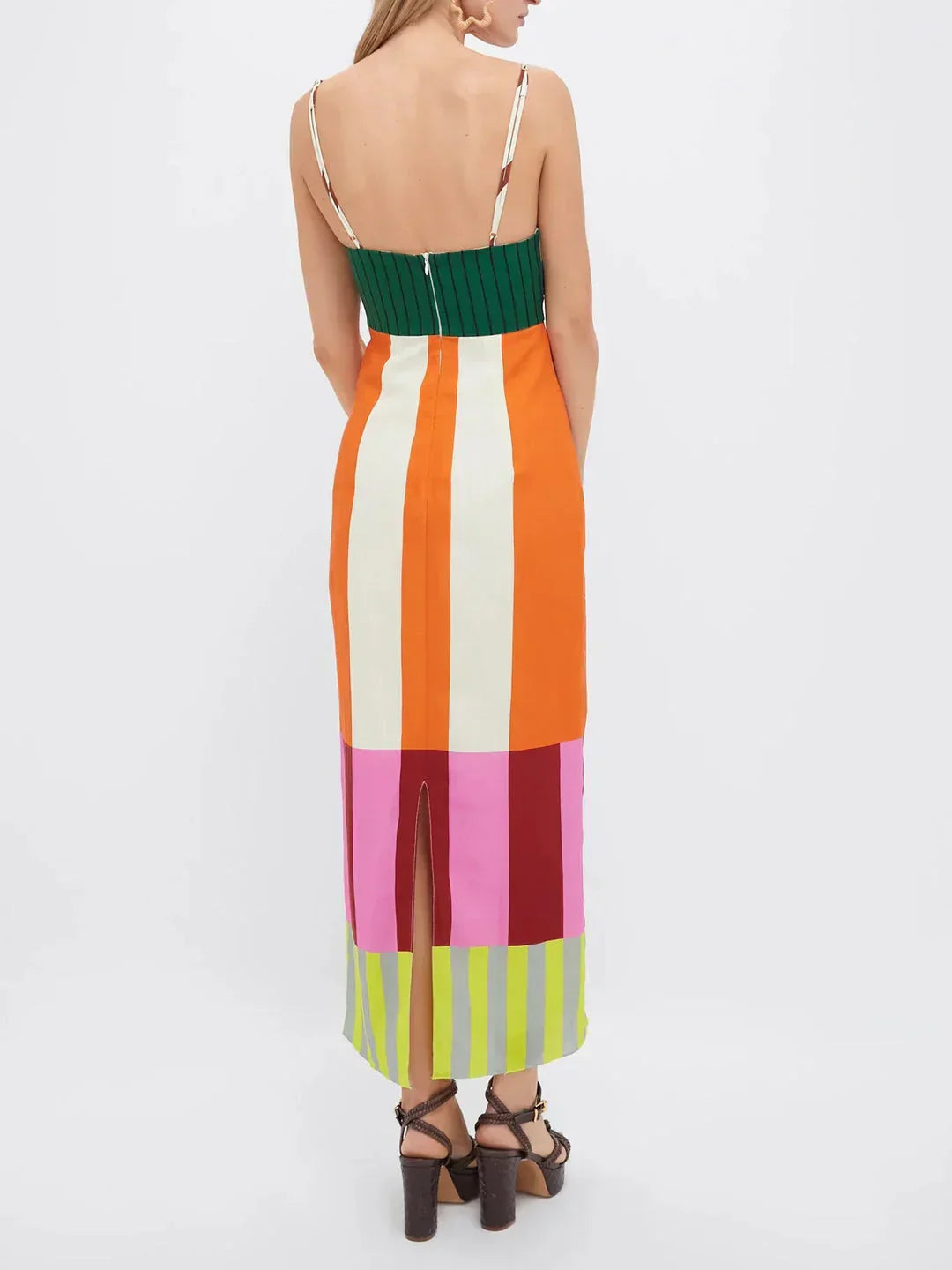 Emilia - Vestido elegante colorido