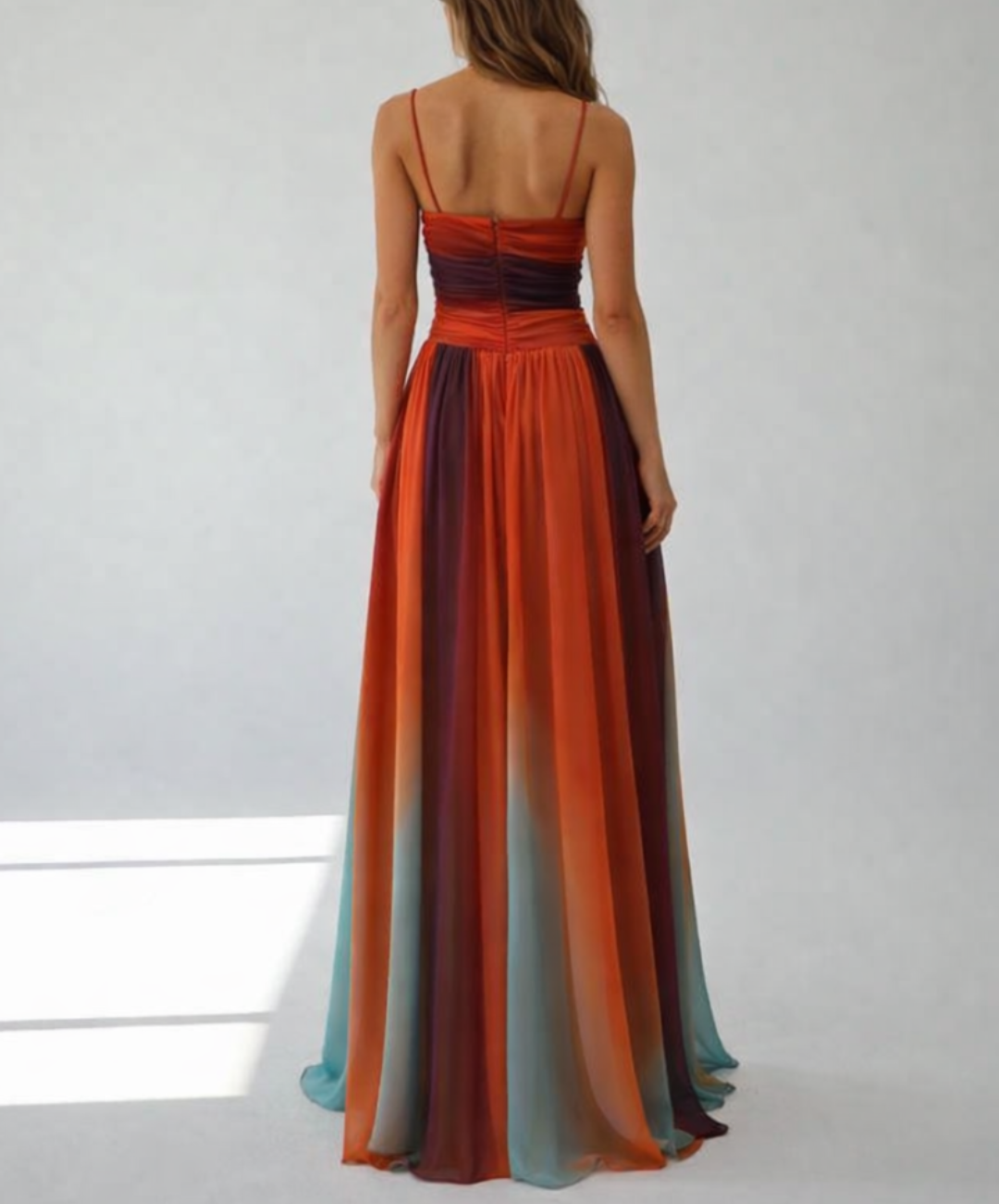 Solenne | Vestido Maxi Elegante en Color Lila