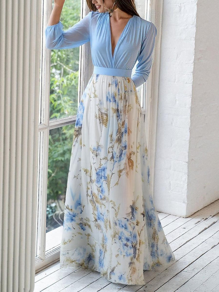 Peniel™ | Elegante Abito Maxi Floreale
