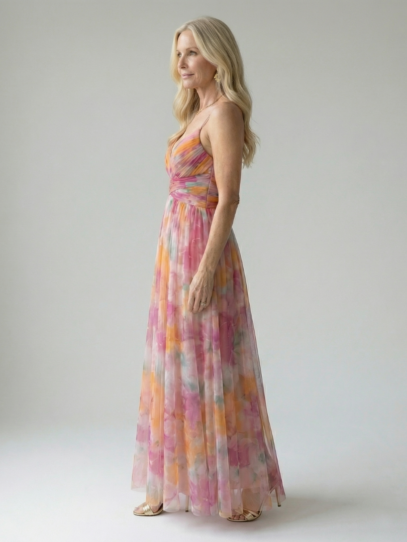 Isel | Abito Maxi Soft Wrap