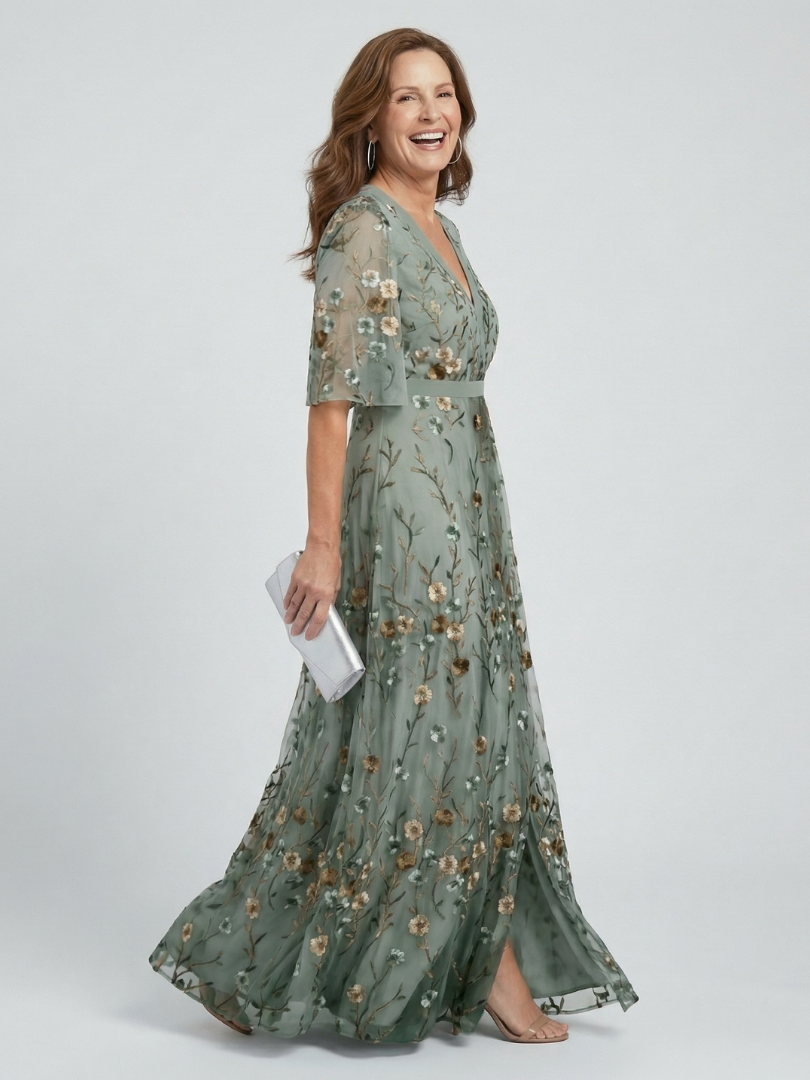 Selora | Abito Maxi Floreale con Scollo Halter