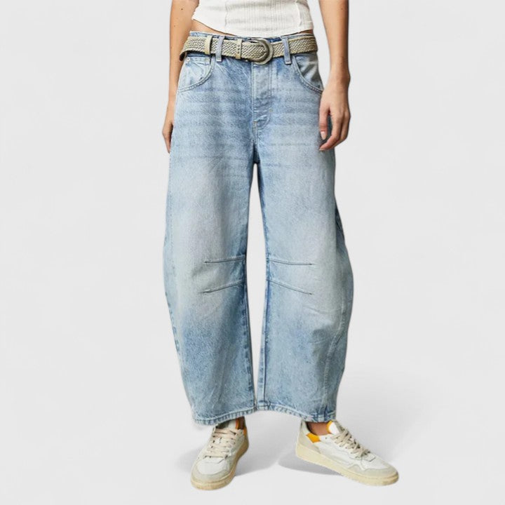 Pioggia | Pantaloni Comodi a Gamba Larga