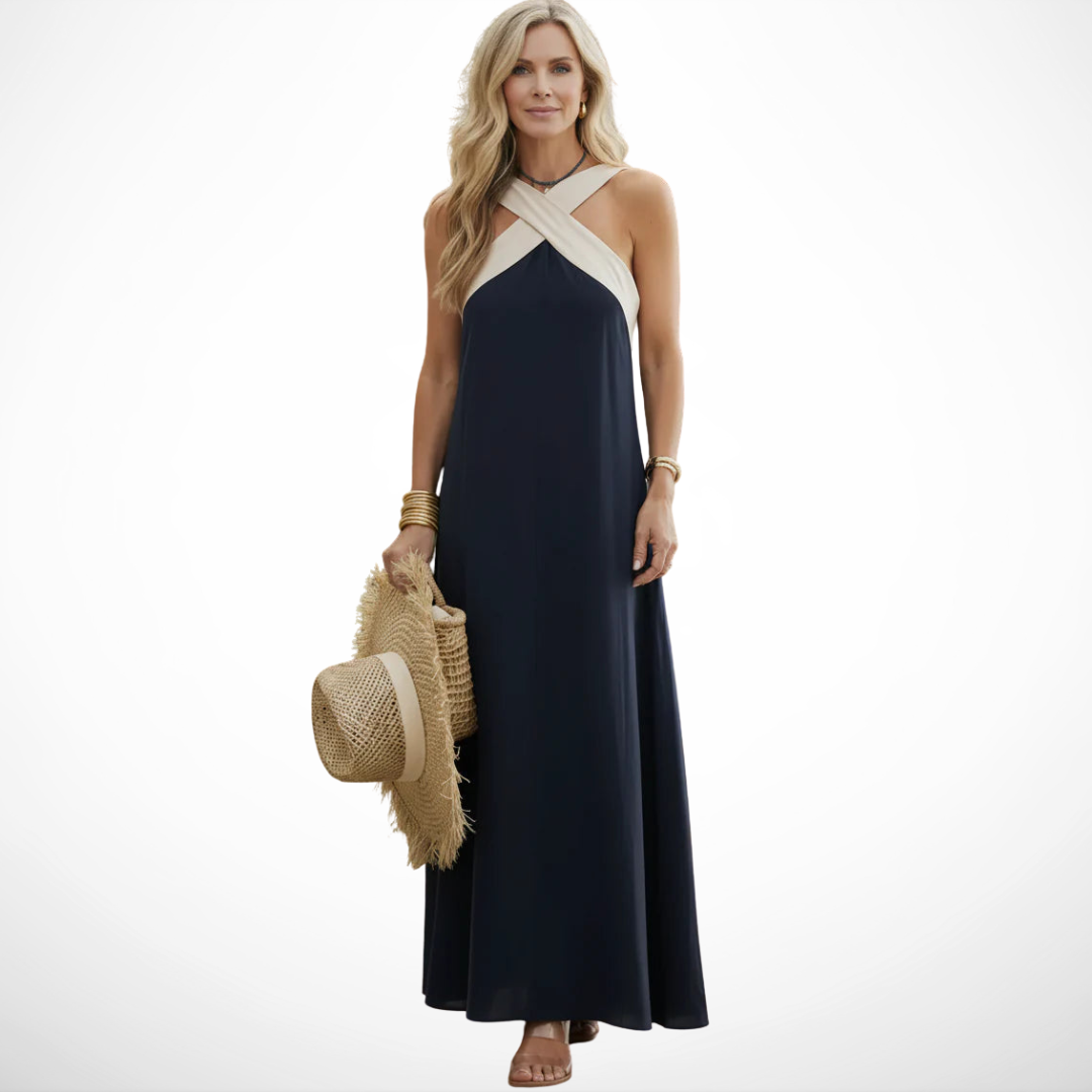 Azélie | Vestido Maxi Elegante Riviera