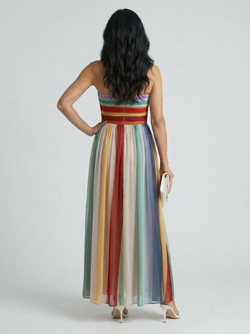 Serene | Maxidress con strisce di luce