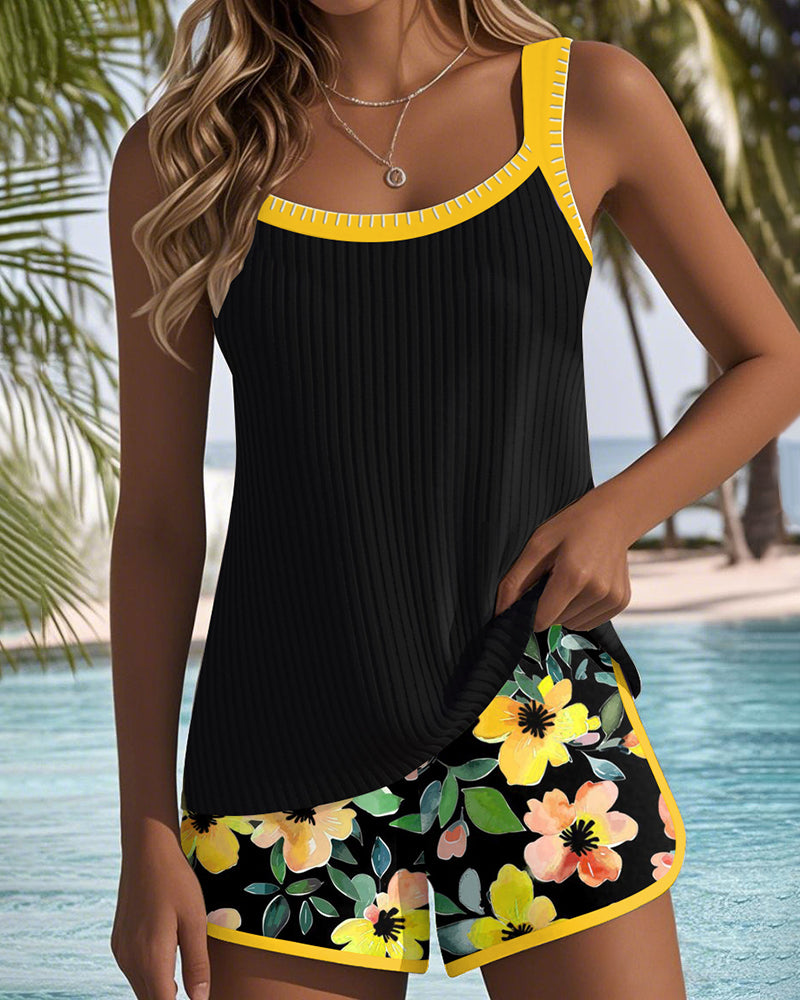 Bloom | Set Tankini Elegante a Due Pezzi