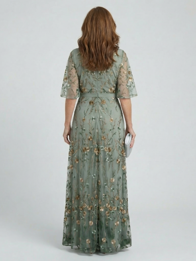 Selora | Abito Maxi Floreale con Scollo Halter