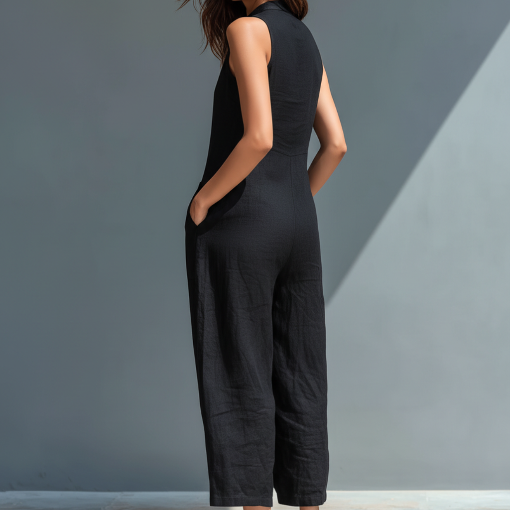 Lucía | Elegante Tuta Senza Maniche