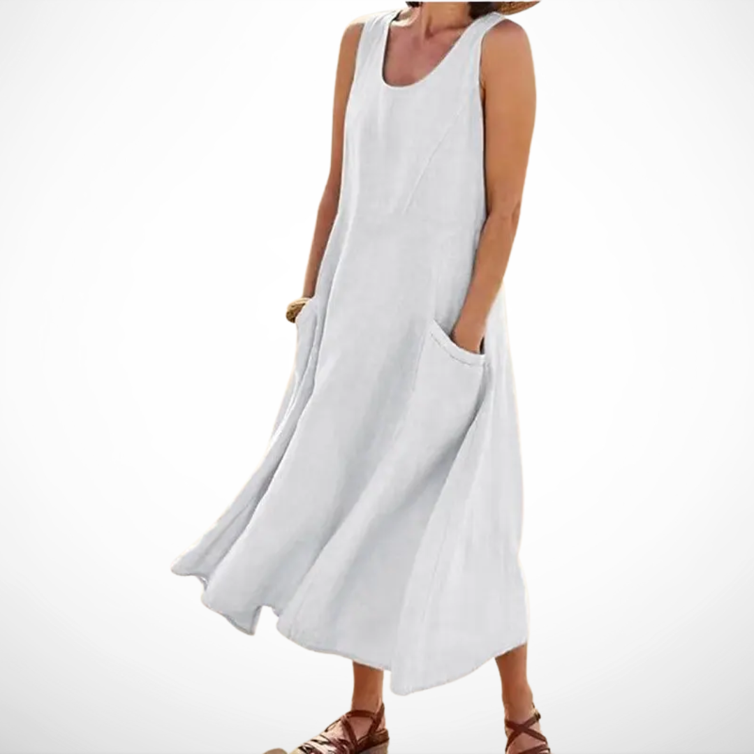 Avenza | Vestido Maxi Confort Natural Chloé
