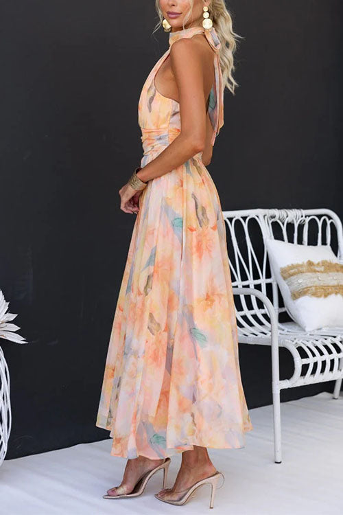 Ava™ – Abito Maxi Floreale