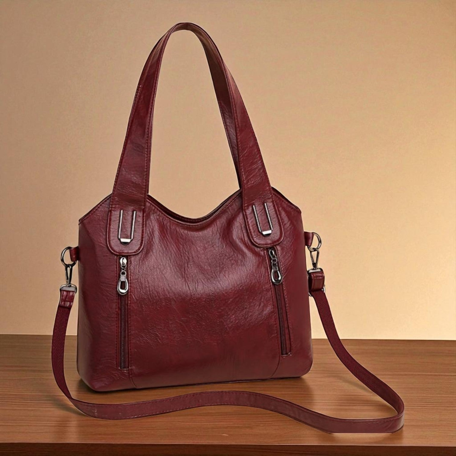 Borsa a mano retro per documenti