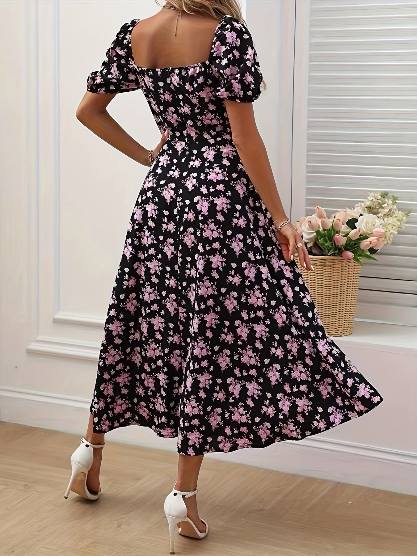 La Scintilla | Vestido Elegante Floral Chloé