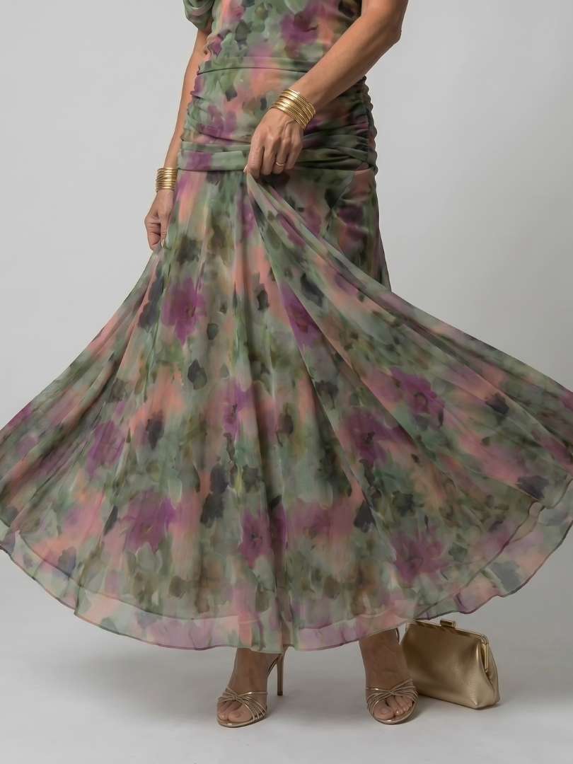 Calen | Abito Midi Off Shoulder