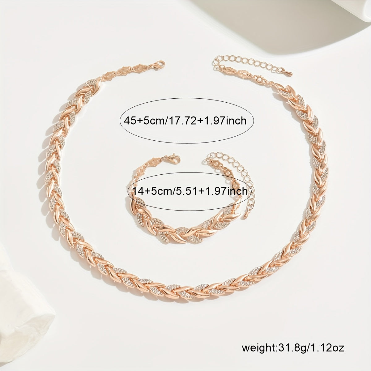 Conjunto de cristal en forma de pez