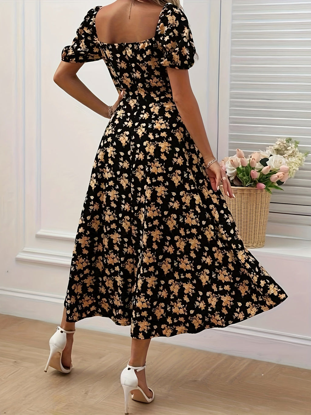 La Scintilla | Vestido Elegante Floral Chloé