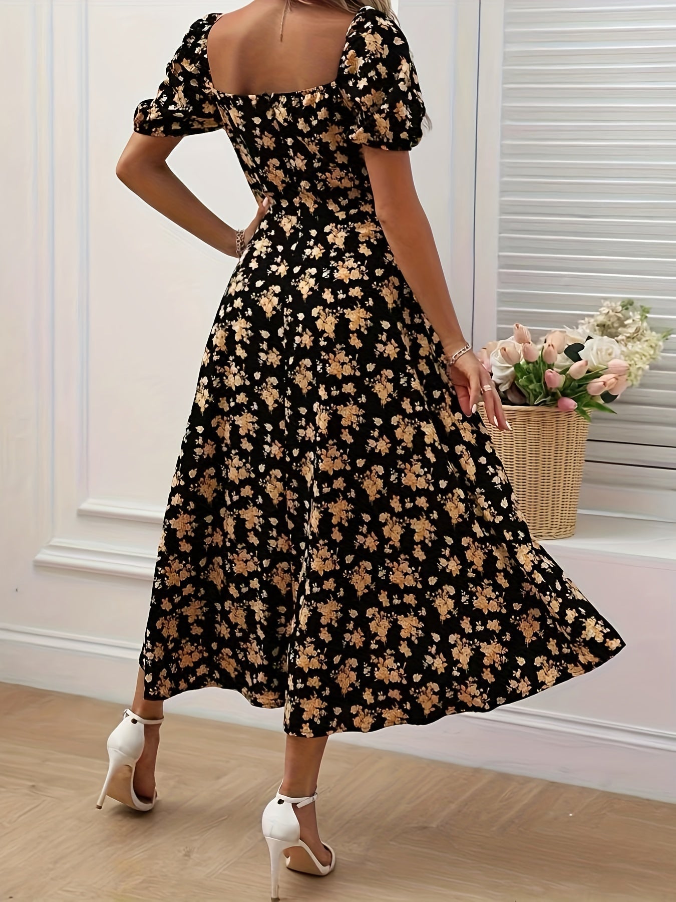 La Scintilla | Vestido Elegante Floral Chloé
