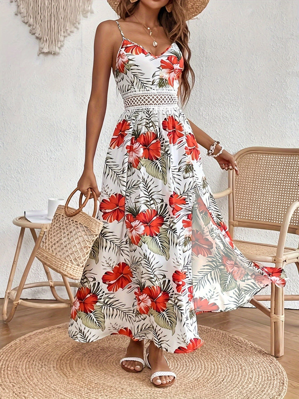 Inès | Vestido Bohemio Floral Inès