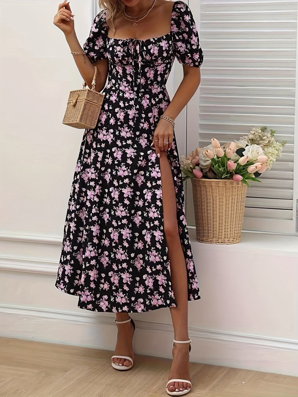 La Scintilla | Vestido Elegante Floral Chloé