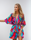 Zachi™ | Vestido Midi con Estampado Floral