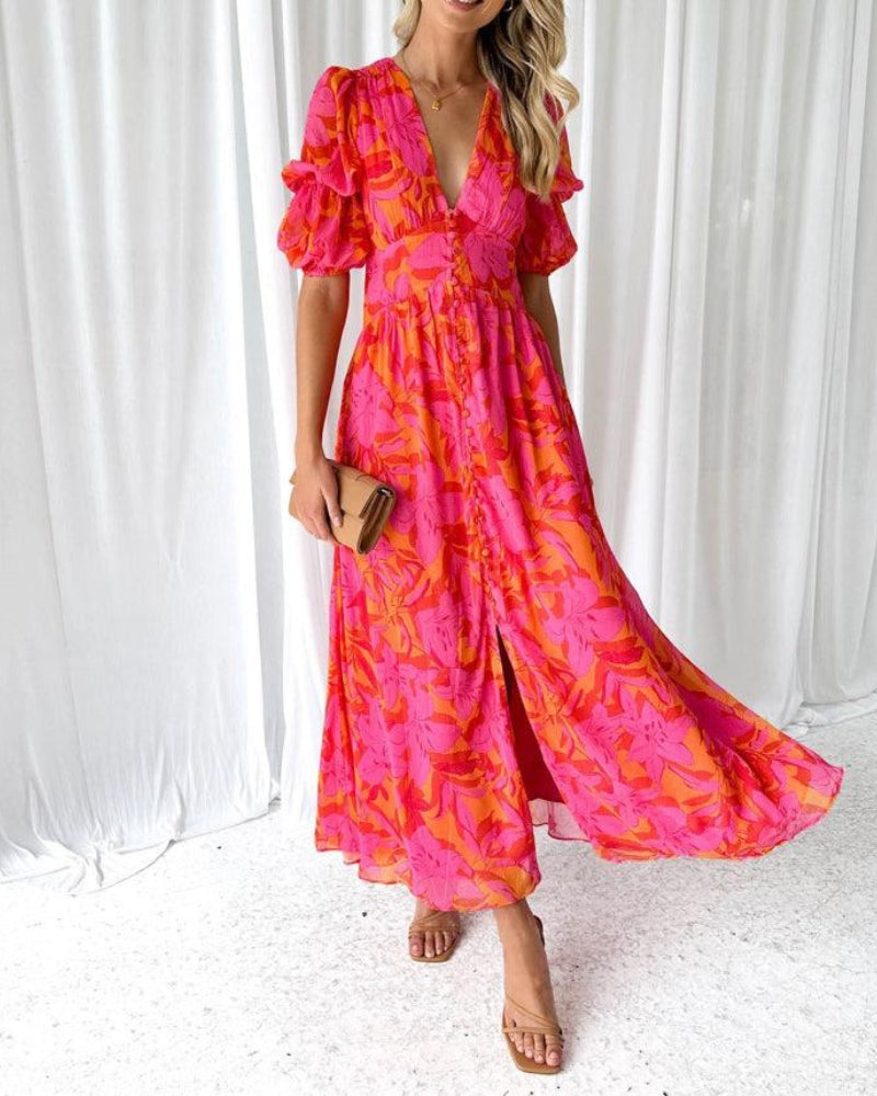 Valentina| Vestido Maxi Esplendor Solar