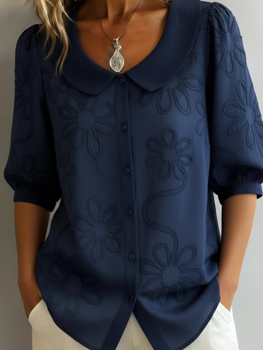 Kayleigh  | Blusa Floreale Leggera Eleganza Naturale
