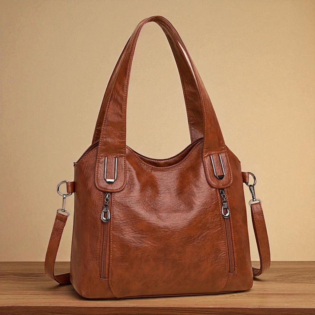 Borsa a mano retro per documenti