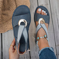 ALMARA™ ┃ Sandalias con hebilla metálica
