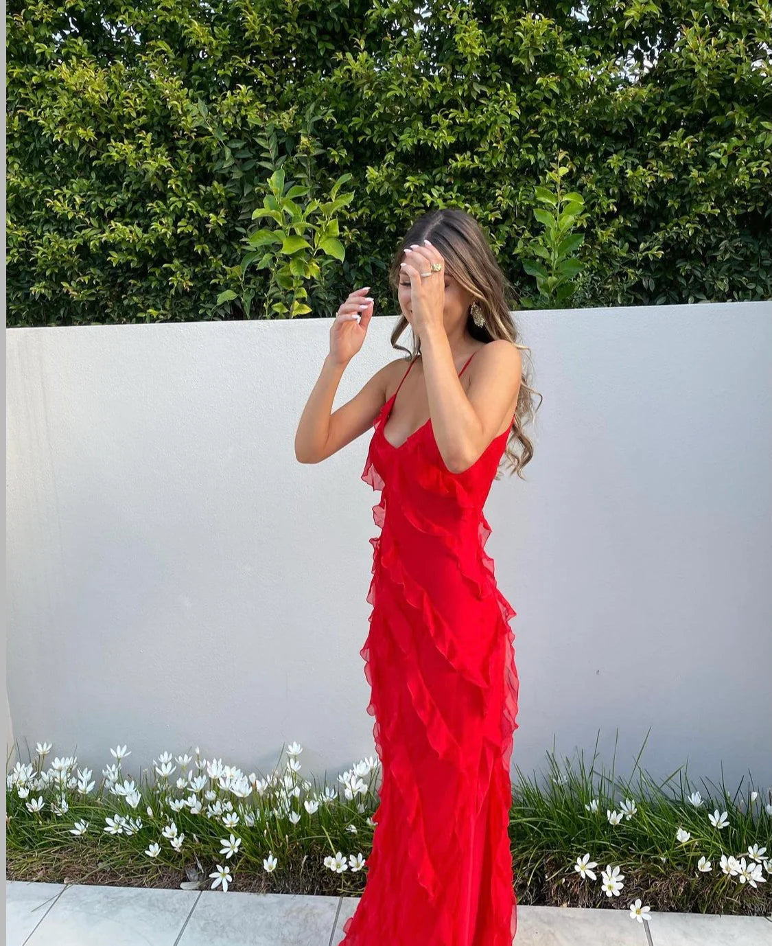 Eila™ | Abito Maxi con Volant